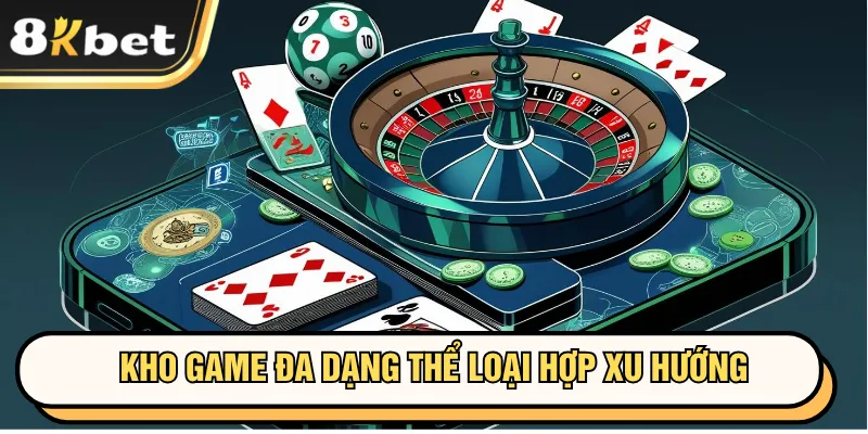 Kho game đa dạng thể loại hợp xu hướng