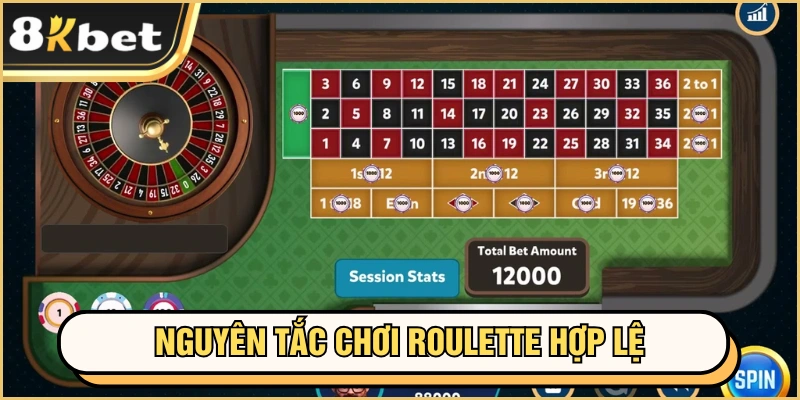 Roulette 8KBET - Thưởng Xanh Chín Cho Hội Viên 3 Nguyên tắc chơi hợp lệ