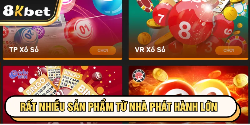 Rất nhiều sản phẩm từ nhà phát hành lớn